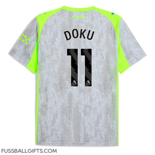 Manchester City Jeremy Doku #11 Fußballbekleidung 3rd trikot 2025-26 Kurzarm